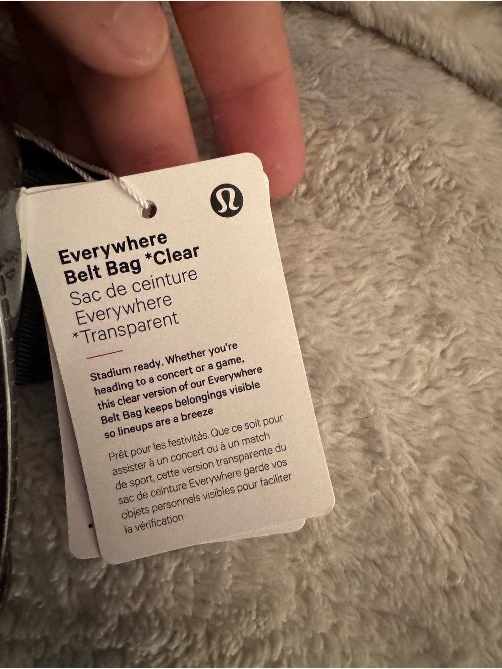 Lululemon everywhere belt bag-clear - Picture 2 of 3